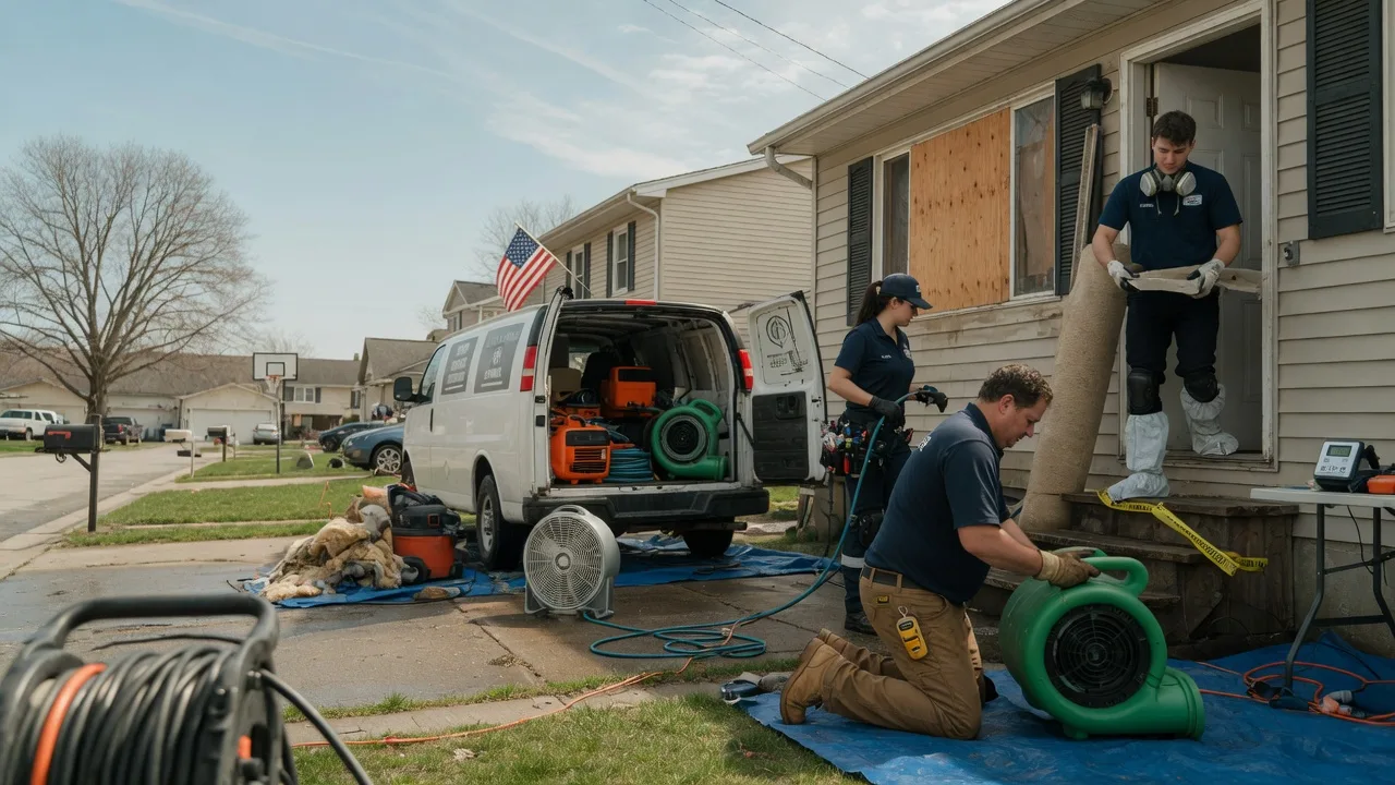 Water Damage Restoration in Saint Bernice, IN near me